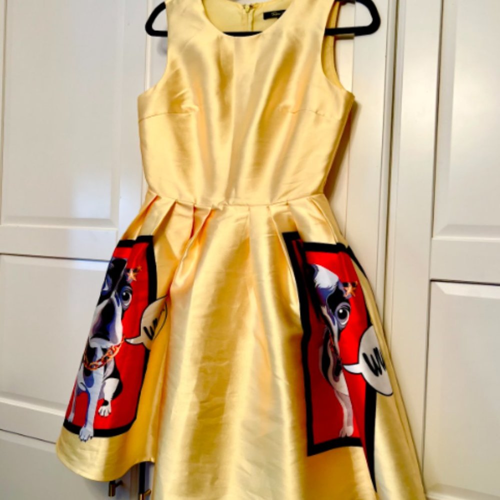 Clara Story French Bulldog Dress